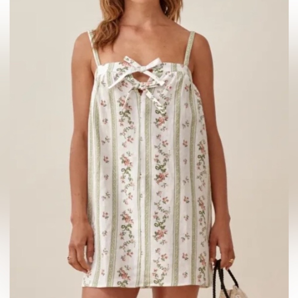 Winifred linen dress reformation